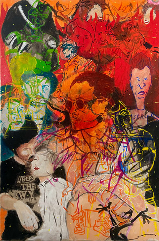 kingdom of love. acrylic on canvas. 80x120 cm.